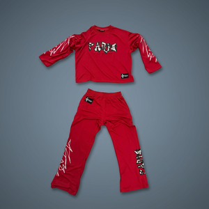 Conjunto de Verano de Dos Piezas de Ropa Urbana Personalizada para Hombre, Estilo Y2K Hip Hop, Ropa de Diseñador, 100% Algodón, Camiseta de Alta Calidad y Pantalones Casuales - Product Image 3