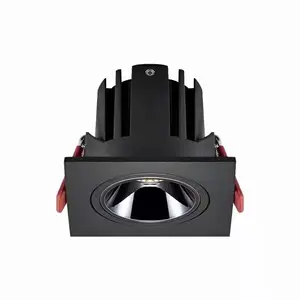7Wmodrdenアンチグレアショップモールライト調光可能良質スポットライト調光可能cct変更LEDスマート埋め込み式ダウンライト新しいデザイン