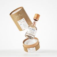 Boîte en tube de papier rond à bords roulés personnalisés avec insert en EVA pour l'emballage de cadeaux de Saint-Valentin, d'huiles essentielles, de soins de la peau et de parfums