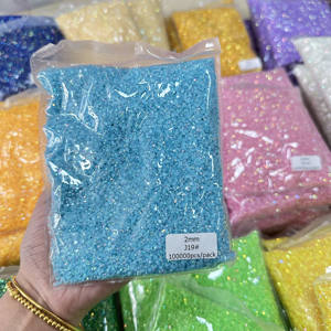 WHATSTONEカスタマイズパッケージロゴフラットバックゼリーAB 2mm樹脂ラインストーン - Product Image 3