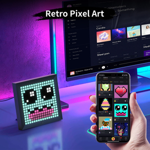 Divoom <span class=keywords><strong>Pixoo</strong></span> 16*16 Pantalla LED inteligente Reloj de pared Juegos pixelados Potente duración de la batería Pantalla de pared LCD para juegos DIY - Product Image 6