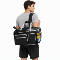 Mochila de Pickleball de Gran Capacidad, Bolsa Deportiva Multibolsillos para Entrenamiento en Cancha y Viajes