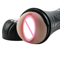 Fabrikneuer intelligenter Taschenlampen-Spielzeugflieger, vibrierender elektrischer Taschenlampen-Automatik-Masturbator aus Silikon für Männer