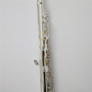 Flûte plaquée en <span class=keywords><strong>argent</strong></span> meigai, boîtier de rangement, OEM, 16 trous scellés, bon étui - Product Image 4