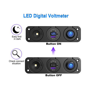 ที่ชาร์จแบตในรถ 12-24V 30W พร้อมไฟ LED แสดงสถานะการชาร์จเร็วสำหรับรถยนต์ รถจักรยานยนต์ รถบ้าน เรือ - Product Image 4