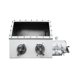 Large Stainless Steel Vacuum Box (Chamber Size: 44"x29"x35") with Airlock Chamber negative pressure vacuum chamber