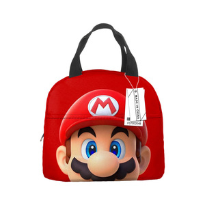 PLAYMAX PM199 Boîte à lunch portable personnalisée en tissu 3D mignon de dessin animé, fermeture éclair, thermique, écologique, résistante à l'eau, durable, multifonction - Product Image 2