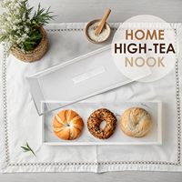 Vente en gros Plateau à gâteau en plexiglas transparent personnalisé avec couvercle Plateau de service rectangulaire en acrylique pour la présentation et le stockage des aliments de boulangerie