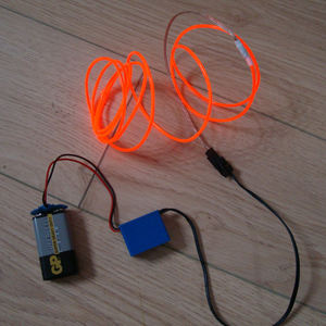 Ruban <span class=keywords><strong>lumineux</strong></span> Flexible 3V LED fluo lumières étanche <span class=keywords><strong>fil</strong></span> <span class=keywords><strong>électroluminescent</strong></span> étanche <span class=keywords><strong>fil</strong></span> EL coutable - Product Image 2