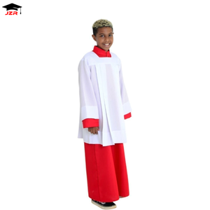 Tunica da Sacerdote in Poliestere all'Ingrosso, Casula Lunga, Paramenti, Casula per Servitori d'Altare con Surplice per Principianti - Product Image 6