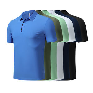 Polo de rendimiento de ajuste holgado de algodón 100 bordado personalizado, ropa para correr, ropa deportiva - Product Image 4