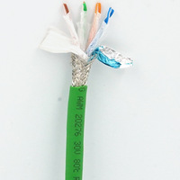 Kabel Rantai Energi Kelas Industri Fleksibel Tinggi 6A/7 Berpelindung Ganda dengan Jaket PVC Elastis Tidak Tahan Api Dirancang untuk