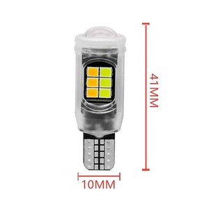 Skyearth Motorcycle <b>LED</b> Bulb Dual Color 2835 16SMD Aluminum Alloy with <b>Wire</b> for Indicator Driving Reverse <b>Light</b> Universal - Product Image 5