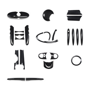 Grille de piste couleur poivre <span class=keywords><strong>Mini</strong></span> COOPER modifié CLUBMAN intérieur R55/R56 volant en Fiber de carbone avec garniture intérieure en bois de pêche - Product Image 1