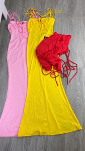 Custom 2025 Womens Summer Clothes Skinny Stretch Fashion Bodycon Maxi Long Floral <strong>Dresses</strong> Women Knitted Outfis for Women Elegant