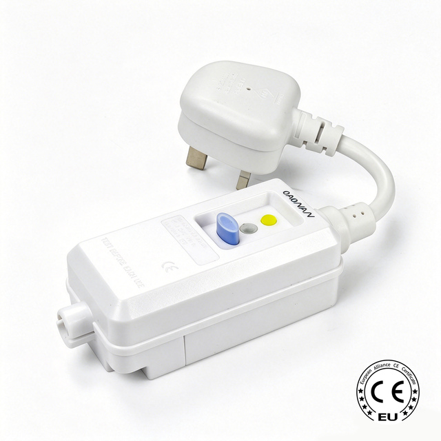 NANDAO UK PRCD Plug 13A CE for Residual Current Device Adapter British Standard for Residential/Industrial/Outdoor Use