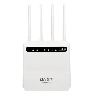 DNXT 4g调制解调器WiFi路由器，带sim卡插槽4天线外部天线家用企业路由器5g路由器调制解调器WiFi宽带