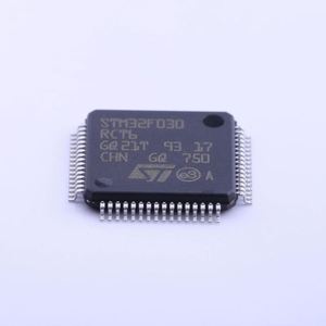 MCU STM32 ARM Cortex M0 RISC de 32 bits, 256 KB de memoria Flash, 2.5V/3.3V, 64 pines, LQFP en bandeja - Bandejas STM32F030RCT6 - Product Image 1