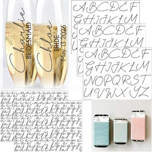 Pegatinas Personalizadas con Nombre en Cursiva, Calcomanías de Vinilo Autoadhesivas para Vasos, Tazas, Cuadernos, Decoración de Diarios - Product Image 3