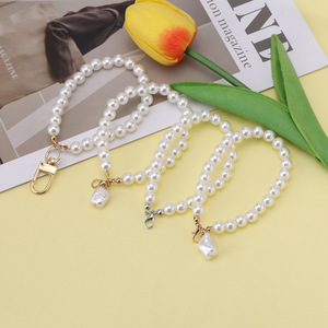 Llavero de Perlas Transparentes Hecho a Mano, Decoración para Bolsos, Colgante de Estrella de Cinco Puntas, Componentes y Accesorios de Joyería Hechos a Mano al por Mayor - Product Image 4