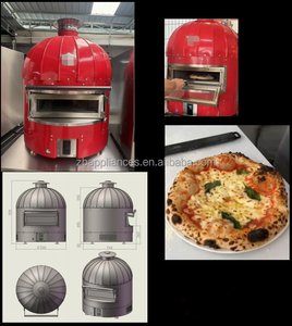 Nhà Cung <span class=keywords><strong>c</strong></span>ấp nhà máy Countertop Dome Lò nướng bánh Pizza điện thương mại đá sàn lò <span class=keywords><strong>50</strong></span> ° <span class=keywords><strong>C</strong></span> ~ 500 ° <span class=keywords><strong>C</strong></span> - Product Image 2