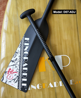 Pagaie de dragon boat Kingpaddle en fibre de carbone réglable D06/D07, approuvée IDBF, de qualité compétition, légère pour les lacs