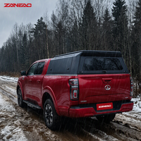 Capot rigide en alliage d'aluminium pour pick-up, avec porte-bagages et panneaux latéraux à persiennes pour Toyota Tacoma