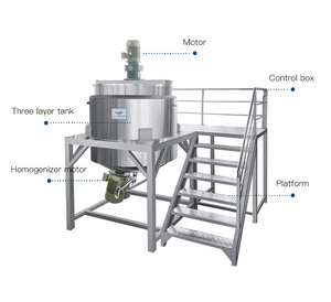 Chất Lượng Cao Tự Động Chất Tẩy Rửa Lỏng Xà Phòng Máy Làm Công Nghiệp Máy Xay Sinh Tố Dầu Gội Dầu Gội Lỏng Xà Phòng Trộn Máy - Product Image 2