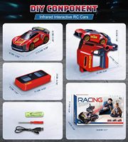 EPT Innovative 2.4G Sensor Chase Game Dual Remotes Ejection Launcher Parent Child Interactive Battle RC Car Set