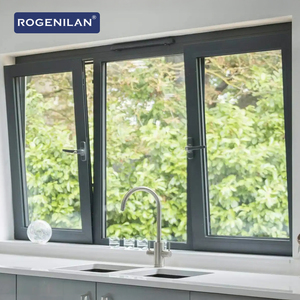 Ventana Abatible y Giratoria de Aluminio AS2047 Personalizada Rogenilan, Ventana Abatible con Vidrio Templado y Malla - Product Image 4