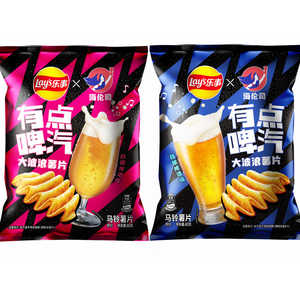 60g depone patatine fritte nuovo sapore snack esotici prezzo basso pesca bianca sapore di birra senza alcool patatine cinesi sane - Product Image 1