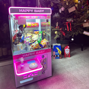Mini Máquina de Garras, Tamaño Pequeño, Juguetes de Peluche, Cápsulas de Juguetes, Aperitivos, Máquina de Grúa <span class=keywords><strong>para</strong></span> Niños, Máquina de Juegos Arcade que Funciona con <span class=keywords><strong>Monedas</strong></span> - Product Image 1