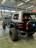 Dessus rigide en acier de haute qualité sans fenêtre pour jeep wrangler JL 4 portes 2018 + ans 4x4 accessoires tout-terrain