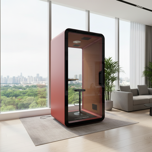 UNIBOOTH ตู้โทรศัพท์เก็บเสียงอเนกประสงค์แบบปรับแต่งได้ ได้รับการรับรองมาตรฐาน Class A ขนาดกะทัดรัด เหมาะสำหรับพื้นที่ทำงานร่วมกัน - Product Image 2