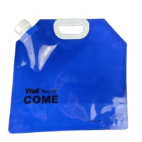 Pochette d'emballage pour boisson 1,5 l 2,5 l 5l Sac à jus Doypack avec bec imprimé en plastique Pochette à bec verseur d'eau