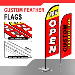 Promotional Custom Feather <b>Flags</b> High Quality Personalized Fast Delivery Outdoor Event Advertising Fiberglass Eco-Friendly Logo - Product Image 4