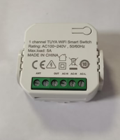 YET479WTR TUYA Smartlife WIFI 2.4G 433.92Mhz 85-240V AC Interrupteur intelligent sans fil pour porte de portail, lumière électrique, ventilateur