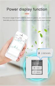 Domotique intelligente Wifi LCD Smart Switch Light switchSupport <span class=keywords><strong>Google</strong></span> Home Home kit Villa <span class=keywords><strong>Hotel</strong></span> 110v Contrôle du téléphone - Product Image 3