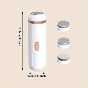 Lime à pieds électrique pour éliminer les callosités, outils de pédicure, kit de soin des pieds, lime à pieds rechargeable par USB, lime à pieds portable - Product Image 1