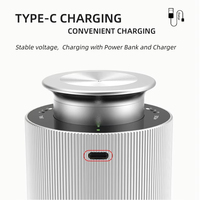 Diffuseur d'huiles essentielles en métal rechargeable par USB, 10 ml, sans eau, parfum pour la maison, la voiture et installation portable