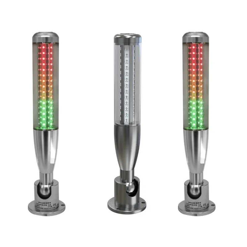 Red Orange Green Led Signal Tower Warning LED Signal Tower Light 24VDC LED Lights Lamp With Buzzer Alarm for CNC Machine