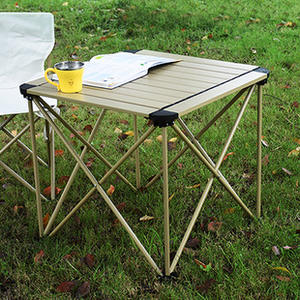 Banco de escritorio plegable portátil para acampar, mesa de comedor para fiesta, Picnic al aire libre, conjunto de silla - Product Image 4