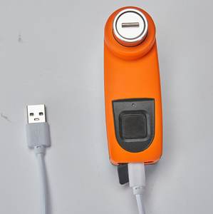 Diebstahlsicheres Aufladbares Fingerabdruck-Alarmschloss Intelligentes 110dB Wasserdichtes Bremsscheibenschloss mit Schlüsseln & Aufbewahrungstasche - Product Image 1