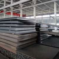 Tôle d'acier au carbone laminée à chaud de qualité industrielle pour navires et chaudières, norme ASTM, épaisseur 1,2-2,0 mm, usage de construction