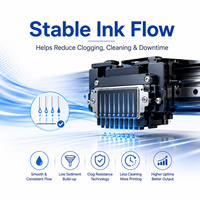 Encre éco-solvant 1L CMYK pour I3200 XP600 DX5 DX7 pour papier Blueback, affiches, panneaux publicitaires, impression numérique extérieure, jet d'encre CMYK vif et stable