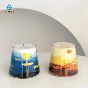 Granulés de cire de sable colorés de cire de palme à base de plantes naturelles de Chine les plus vendus pour la fabrication de bougies de tasse de bricolage à la main pour Pâques Ramadan - Product Image 5