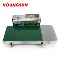 YOUNGSUN Machine horizontale de scellage à chaud de sacs en film plastique Machine de scellage à bande continue Scellant de sacs en plastique