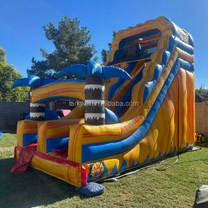 Toboggan aquatique <span class=keywords><strong>gonflable</strong></span>, château <span class=keywords><strong>gonflable</strong></span>, toboggan aquatique à usage humide/sec, toboggan aquatique en PVC, piscine <span class=keywords><strong>gonflable</strong></span> tropicale - Product Image 1