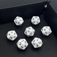 Penjualan laris Set dadu DnD dadu akrilik Resin kustom dadu Dnd polihedral untuk dugeon dan Naga