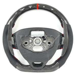 Pour <span class=keywords><strong>Ford</strong></span> <span class=keywords><strong>Focus</strong></span> MK4 volant en Fiber de carbone ST <span class=keywords><strong>RS</strong></span> 2015 2016 2017 2018 2019 volant avec palettes de changement de vitesse accessoires de voiture - Product Image 5